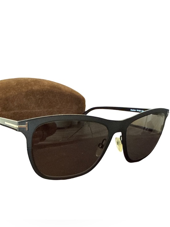 Tom Ford Alasdair Sunglasses Matte Black Metal Gray Lens TF Mens Womens - Picture 10 of 13